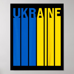 Ukraine-Flagge 3  Poster