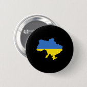 Ukraine-Flagge 4 Button (Vorne & Hinten)