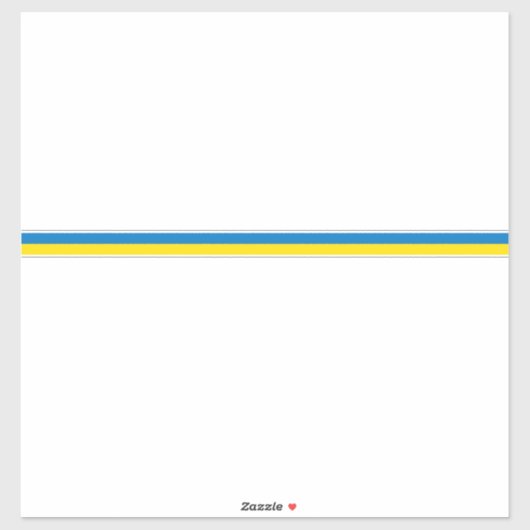 Ukraine-Flagge Aufkleber (Blatt)