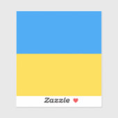 Ukraine-Flagge Aufkleber (Blatt)