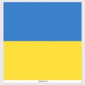 Ukraine-Flagge Aufkleber (Blatt)
