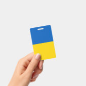 Ukraine-Flagge Ausweis (Handheld)