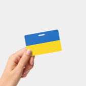 Ukraine-Flagge Ausweis (Handheld)