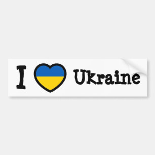 Ukraine-Flagge Autoaufkleber