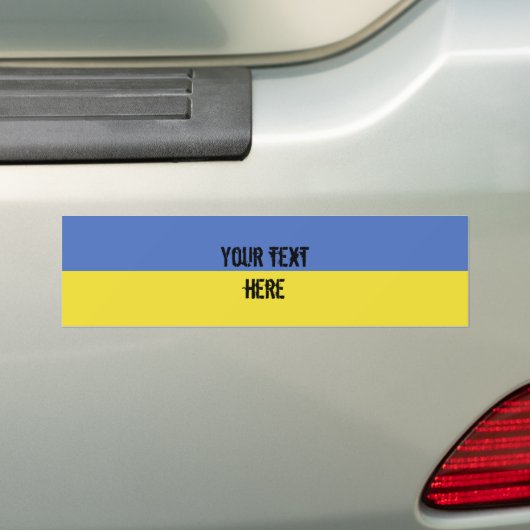 Ukraine-Flagge Autoaufkleber (Auf Auto)