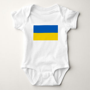 Ukraine-Flagge Baby Strampler