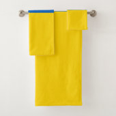 Ukraine-Flagge Badhandtuch Set (Insitu)