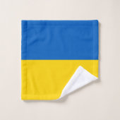 Ukraine-Flagge Badhandtuch Set (Waschlappen)