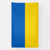 Ukraine-Flagge Banner (Vertikal)