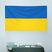 Ukraine-Flagge Banner (Messe)