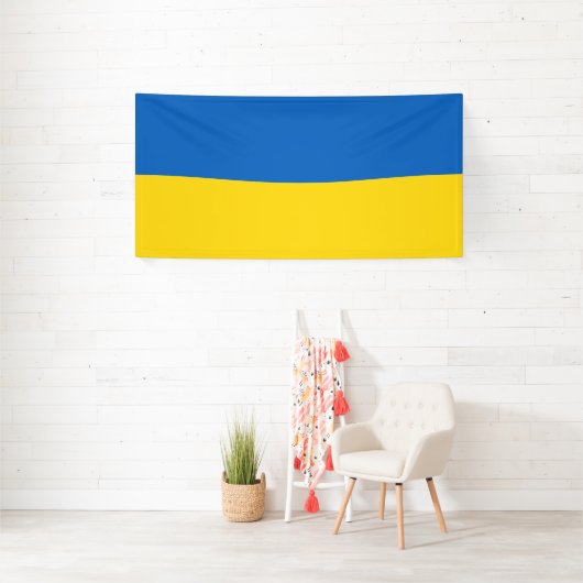 Ukraine-Flagge Banner (Insitu)