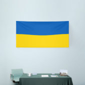 Ukraine-Flagge Banner (Messeveranstaltung)