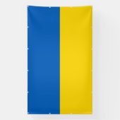 Ukraine-Flagge Banner (Vertikal)