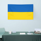 Ukraine-Flagge Banner (Messeveranstaltung)