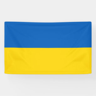 Ukraine-Flagge Banner