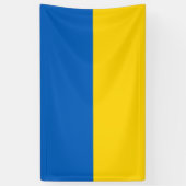 Ukraine-Flagge Banner (Vertikal)