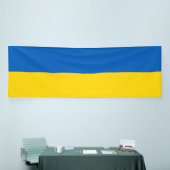 Ukraine-Flagge Banner (Messeveranstaltung)