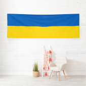 Ukraine-Flagge Banner (Insitu)