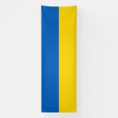 Ukraine-Flagge Banner (Vertikal)