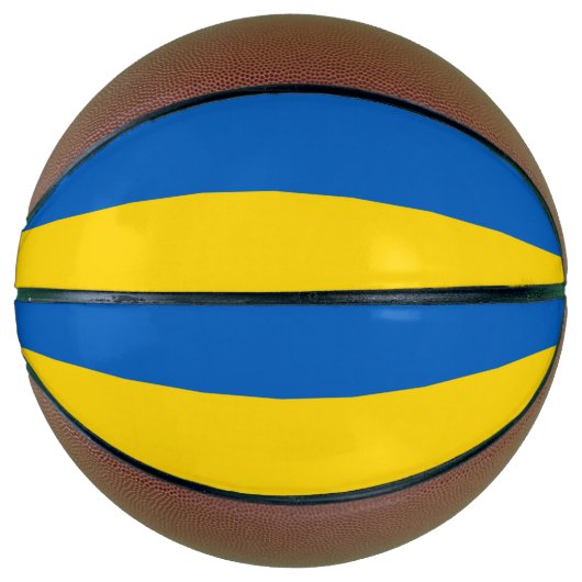 Ukraine-Flagge Basketball (Vorderseite)