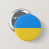 Ukraine-Flagge Button (Vorne & Hinten)