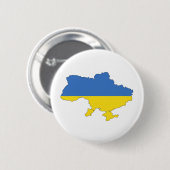 Ukraine-Flagge Button (Vorne & Hinten)