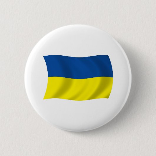 Ukraine-Flagge-Button Button (Vorderseite)