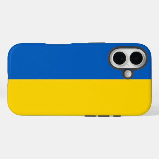 Ukraine-Flagge Case-Mate iPhone Hülle (Rückseite (Horizontal))