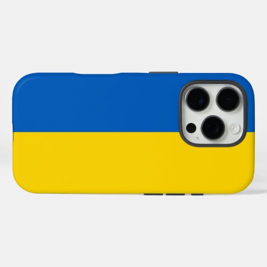Ukraine-Flagge Case-Mate iPhone Hülle (Rückseite (Horizontal))
