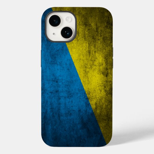Ukraine-Flagge Case-Mate iPhone Hülle (Rückseite)