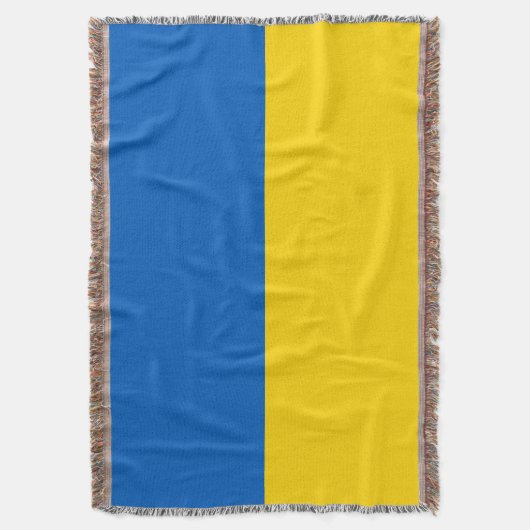 Ukraine-Flagge Decke (Vorderseite Vertikal)