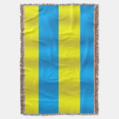 Ukraine-Flagge Decke (Vorderseite Vertikal)
