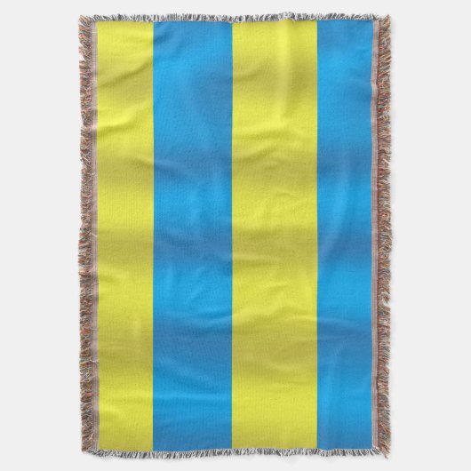 Ukraine-Flagge Decke (Vorderseite Vertikal)