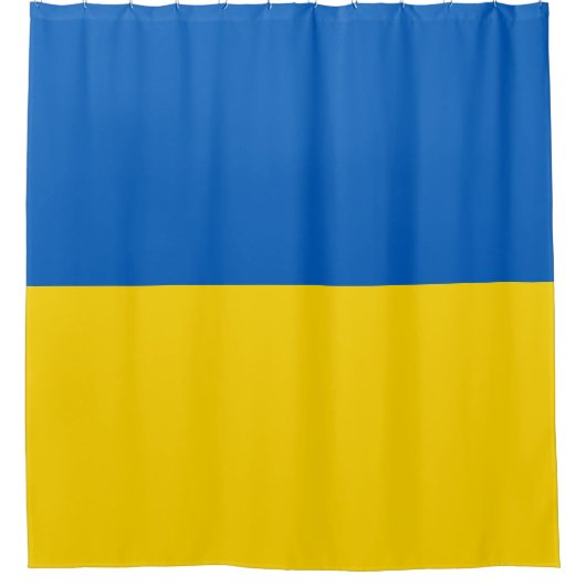 Ukraine-Flagge Duschvorhang (Vorderseite)