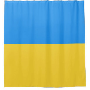 Ukraine-Flagge Duschvorhang