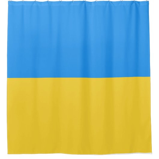 Ukraine-Flagge Duschvorhang (Vorderseite)