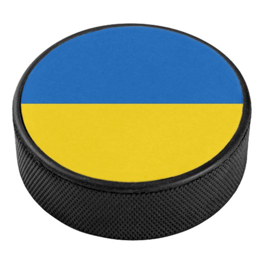 Ukraine-Flagge Eishockey Puck (3/4)