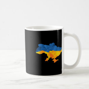 Ukraine-Flagge-Emblem-Karte Patriot für Männer und Kaffeetasse