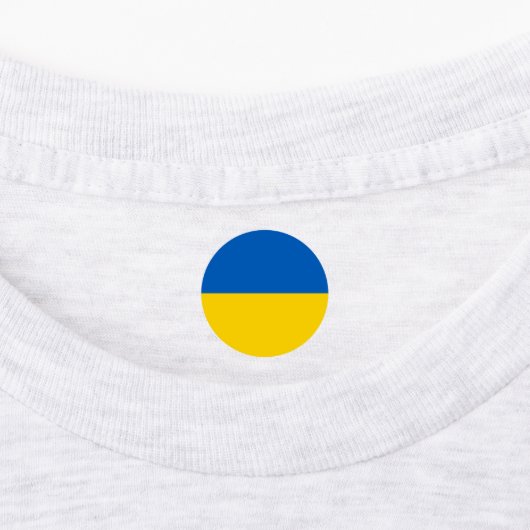 Ukraine-Flagge Etiketten (Befestigt)