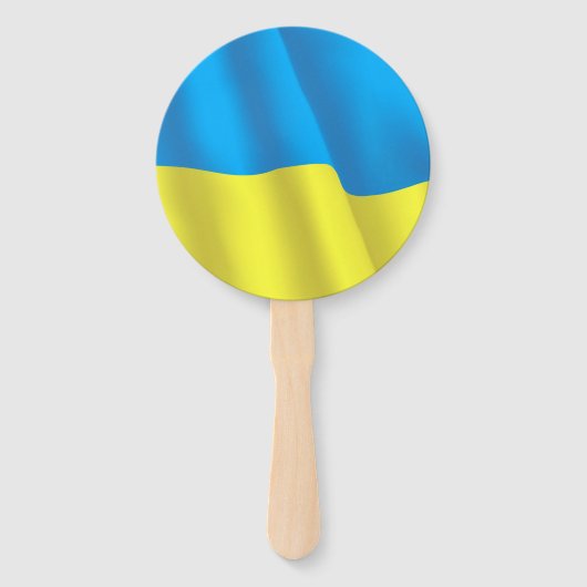 Ukraine-Flagge Fächer (Vorderseite)