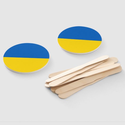 Ukraine-Flagge Fächer (Non-assembled)