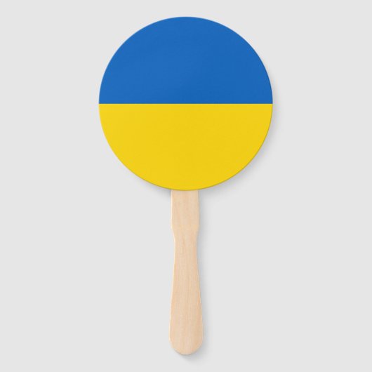 Ukraine-Flagge Fächer (Vorderseite)