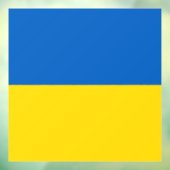 Ukraine-Flagge Fensteraufkleber (Blatt 3)