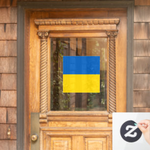 Ukraine-Flagge Fensteraufkleber