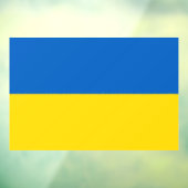 Ukraine-Flagge Fensteraufkleber (Blatt 3)