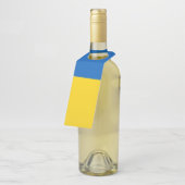 Ukraine-Flagge Flaschenanhänger (Angewinkelt)