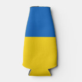 Ukraine-Flagge Flaschenkühler (Vorderseite)