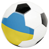Ukraine-Flagge Fußball (Dreiviertel)