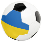 Ukraine-Flagge Fußball (Dreiviertel)