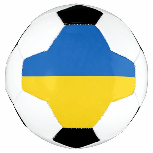 Ukraine-Flagge Fußball (Vorderseite)